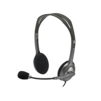 Наушники Logitech Headset H110 Цвет:черный, серебряный Наушники Logitech Headset H110 Цвет:черный, серебряный