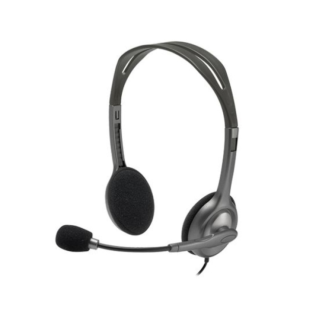 Наушники Logitech Headset H110 Цвет:черный, серебряный