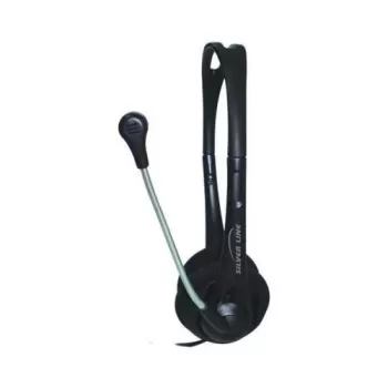 אוזניות חוטיות + מיקרופון Silver Line HS-11V צבע שחור אוזניות חוטיות + מיקרופון Silver Line HS-11V צבע שחור