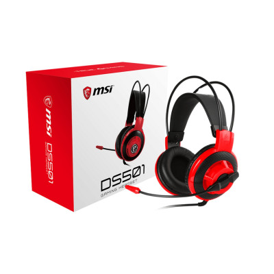 Проводные Игровые Наушники MSI DS501 Цвет:красный.. Проводные Игровые Наушники MSI DS501 Цвет:красный..