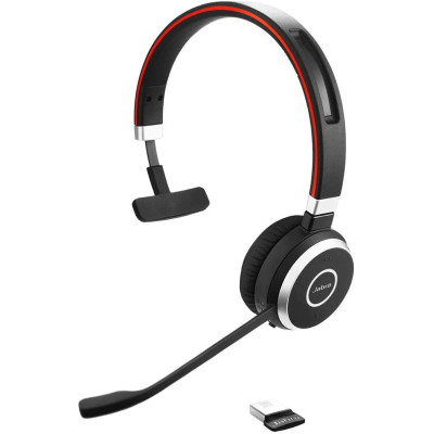 Беспроводные моно накладные наушники с встроенным микрофоном Jabra Evolve 65 MS Беспроводные моно накладные наушники с встроенным микрофоном Jabra Evolve 65 MS