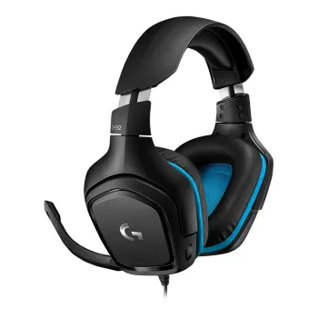 Проводные Игровые Наушники Logitech G432 7.1 Surround Sound Цвет:чёрный, синий