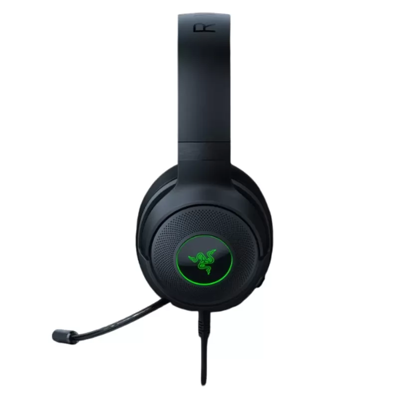 אוזניות גיימינג חוטיות RAZER KRAKEN V3 X USB צבע שחור