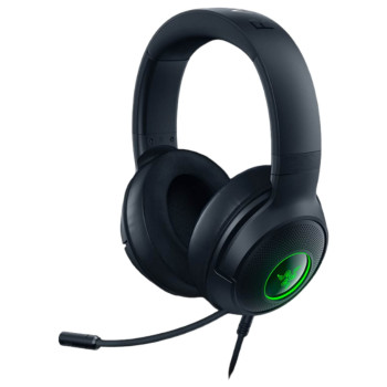אוזניות גיימינג חוטיות RAZER KRAKEN V3 X USB צבע שחור