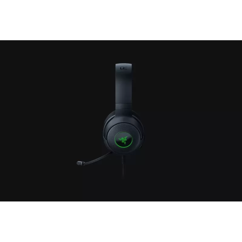 אוזניות גיימינג חוטיות RAZER KRAKEN V3 X USB צבע שחור