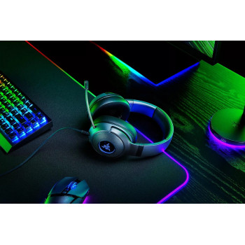 אוזניות גיימינג חוטיות RAZER KRAKEN V3 X USB צבע שחור
