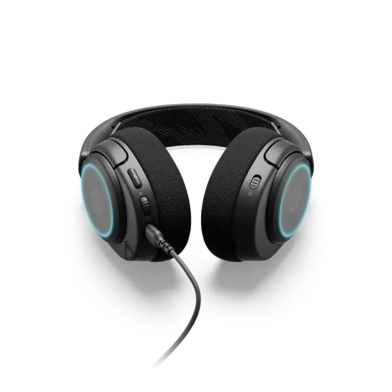 Wireless gaming headband headphones with built-in microphone SteelSeries Arctis Nova 3 black Gaming Headset Wireless gaming headband headphones with built-in microphone SteelSeries Arctis Nova 3 black Gaming Headset