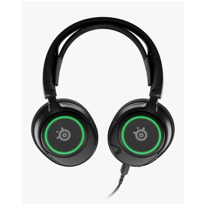 Wireless gaming headband headphones with built-in microphone SteelSeries Arctis Nova 3 black Gaming Headset Wireless gaming headband headphones with built-in microphone SteelSeries Arctis Nova 3 black Gaming Headset