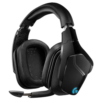 Wireless gaming headband headphones with built-in microphone Logitech G935