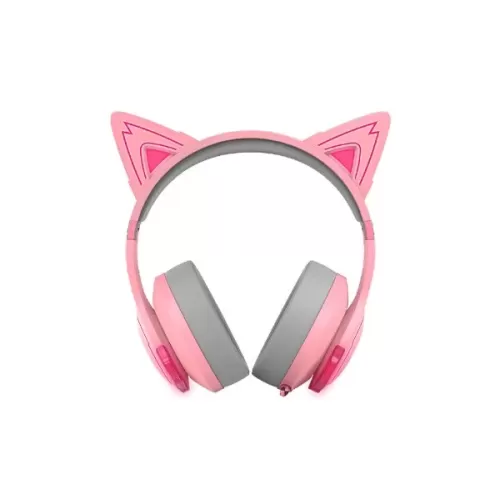 אוזניות אלחוטיות Edifier G5BT Cat Wireless Gaming Headset BT ורוד