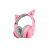 אוזניות אלחוטיות Edifier G5BT Cat Wireless Gaming Headset BT ורוד