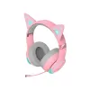 אוזניות אלחוטיות Edifier G5BT Cat Wireless Gaming Headset BT ורוד