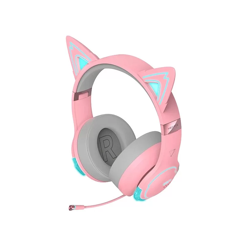 אוזניות אלחוטיות Edifier G5BT Cat Wireless Gaming Headset BT ורוד