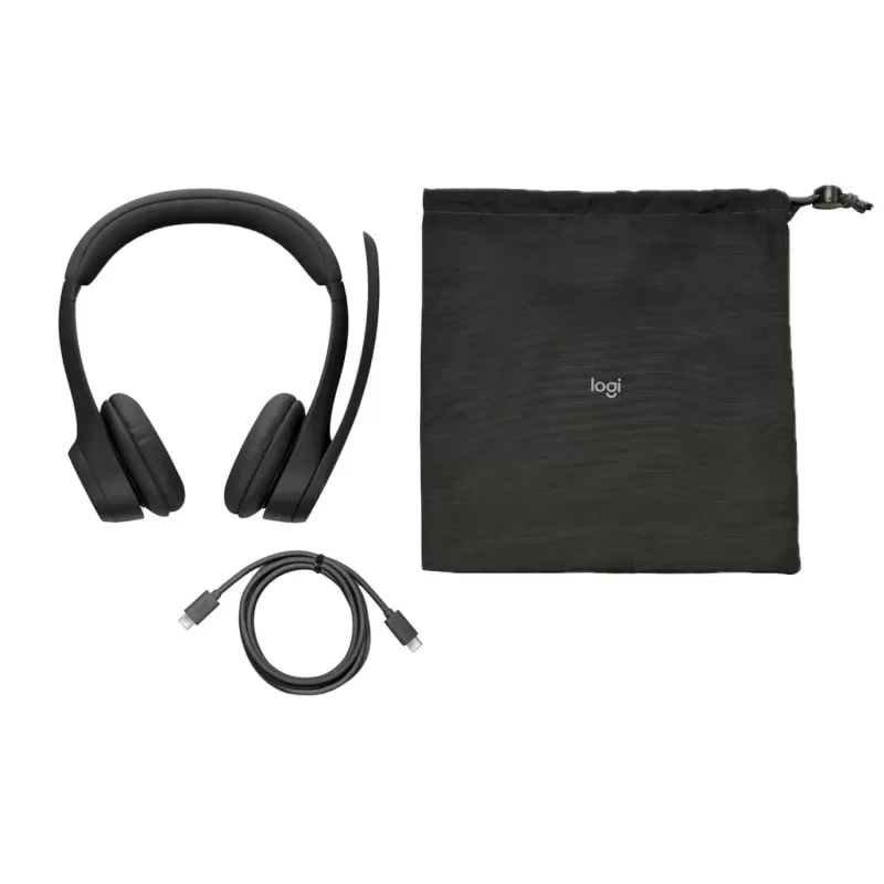 אוזניות Logitech Zone 305 Teams Version צבע שחור
