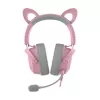 אוזניות גיימינג חוטיות RAZER KRAKEN KITTY V2 PRO ורוד