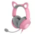 אוזניות גיימינג חוטיות RAZER KRAKEN KITTY V2 PRO ורוד