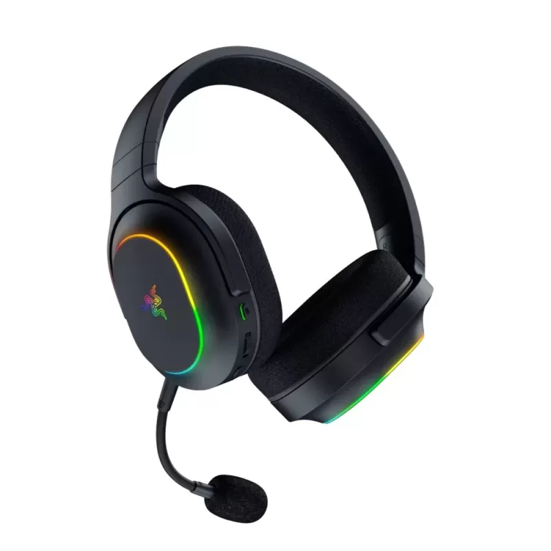 אוזניות גיימינג אלחוטיות RAZER BARRACUDA X Chroma צבע שחור