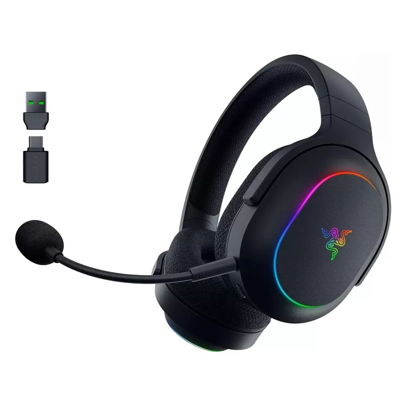 Wireless gaming headphones RAZER BARRACUDA X Chroma Color:black