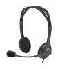 אוזניות חוטיות Logitech H111 Retail צבע אפור
