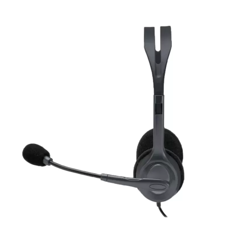 אוזניות חוטיות Logitech H111 Retail צבע אפור