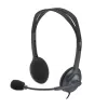 אוזניות חוטיות Logitech H111 Retail צבע אפור