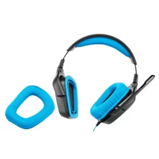 אוזניות גיימינג Logitech G430 צבע שחור, כחול