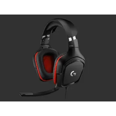 Gaming Earphones Logitech G332 Color:black, red
