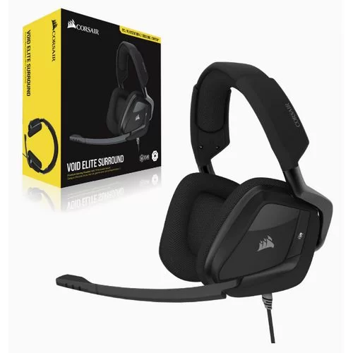 Gaming Headphones 7.1 Surround Corsair VOID ELITE SURROUND Premium carbon