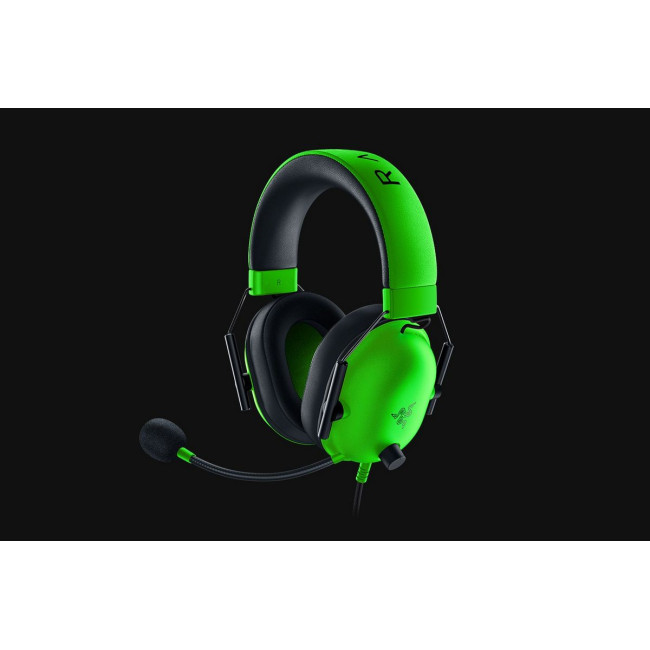 Проводные Игровые Наушники RAZER BlackShark V2 X - зеленый