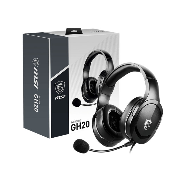 Wired Gaming Headphones MSI IMMERSE GH20 Color:black..