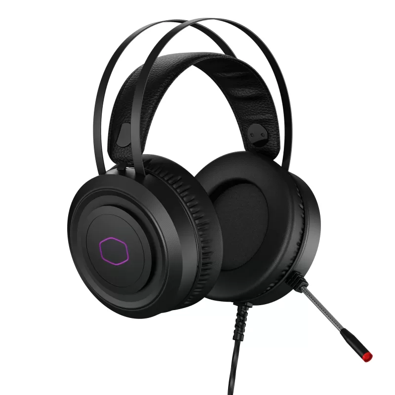 Wired Gaming Headset with Built-in Microphone Cooler Master CH321 Gaming Headset Color:black