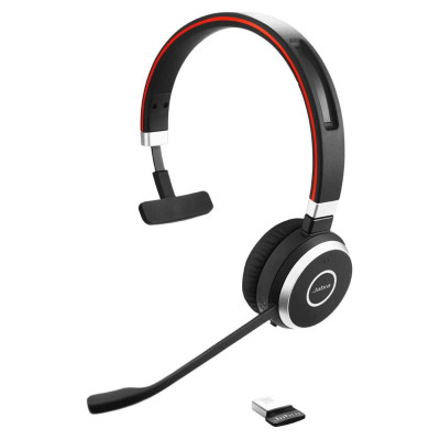 Беспроводные моно накладные наушники с встроенным микрофоном Jabra Evolve 65 UC Беспроводные моно накладные наушники с встроенным микрофоном Jabra Evolve 65 UC