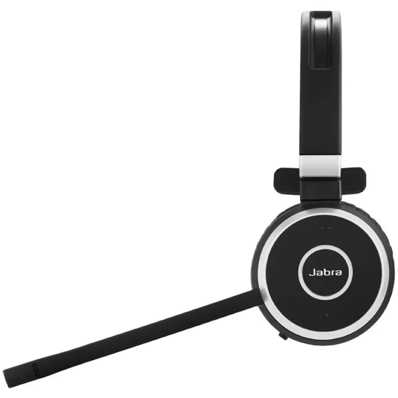 Wireless Mono Over-Ear Headphones with Built-in Microphone Jabra Evolve 65 UC Mono Bluetooth Headset Color:black