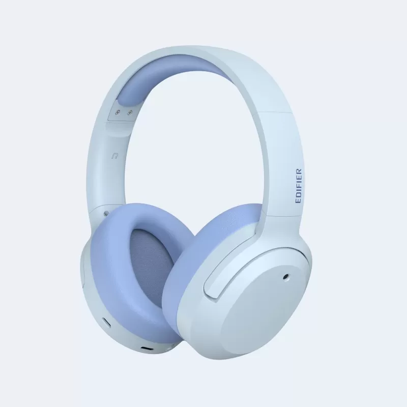 Беспроводные накладные наушники с активным шумоподавлением Edifier W820NB Plus - blue