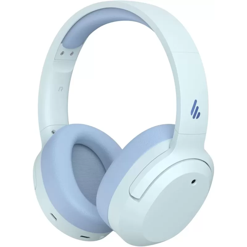 Беспроводные накладные наушники с активным шумоподавлением Edifier W820NB Plus - blue