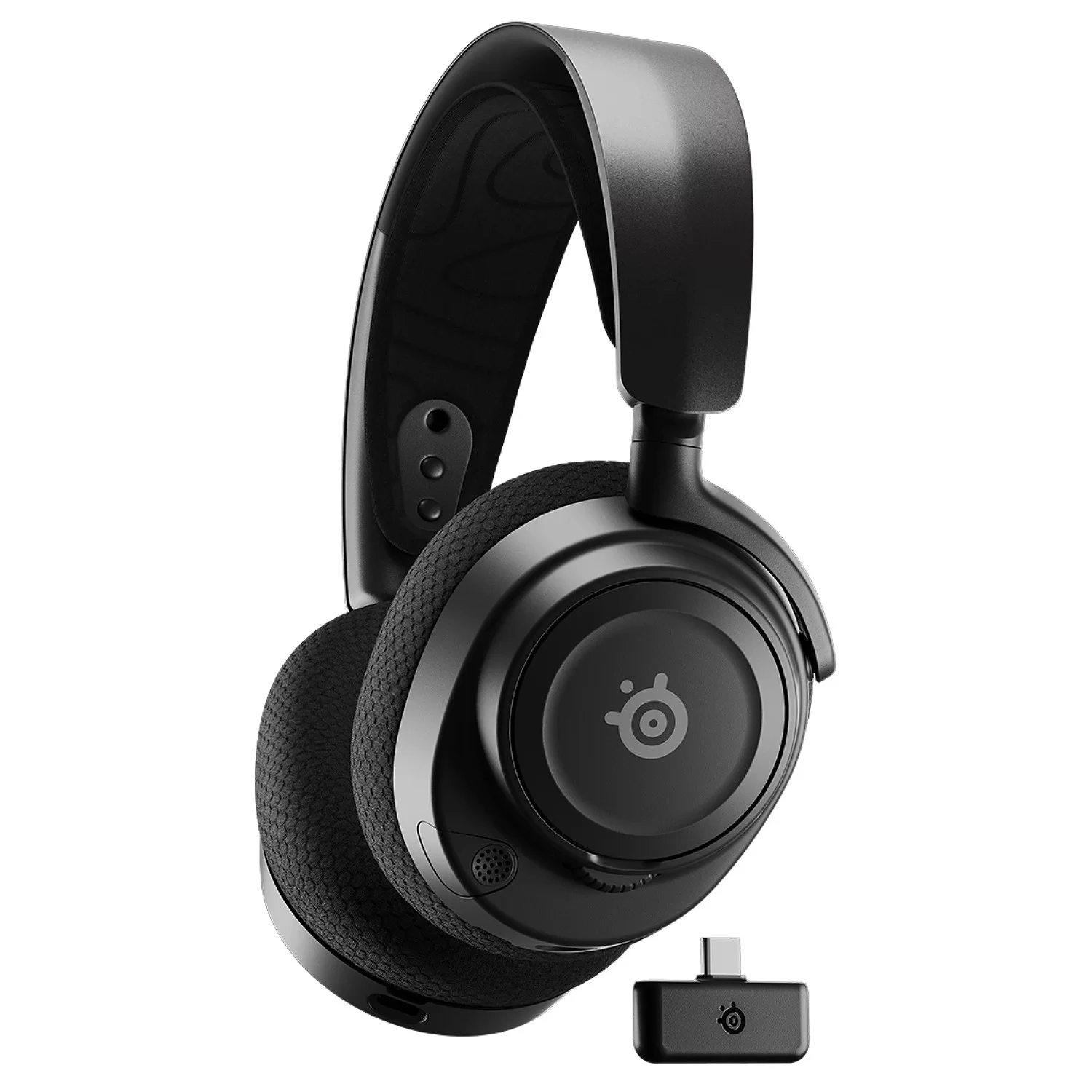 Беспроводные игровые наушники с оголовьем и встроенным микрофоном. SteelSeries Arctis Nova 7 Wireless Gaming Headset black