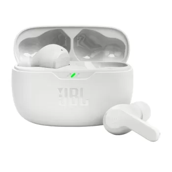 אוזניות סטריאו Bluetooth JBL Wave Beam לבן