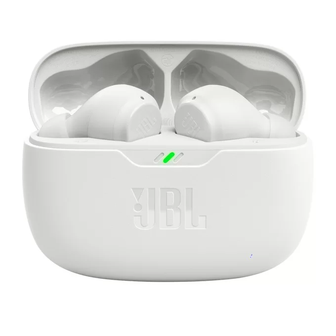 אוזניות סטריאו Bluetooth JBL Wave Beam לבן