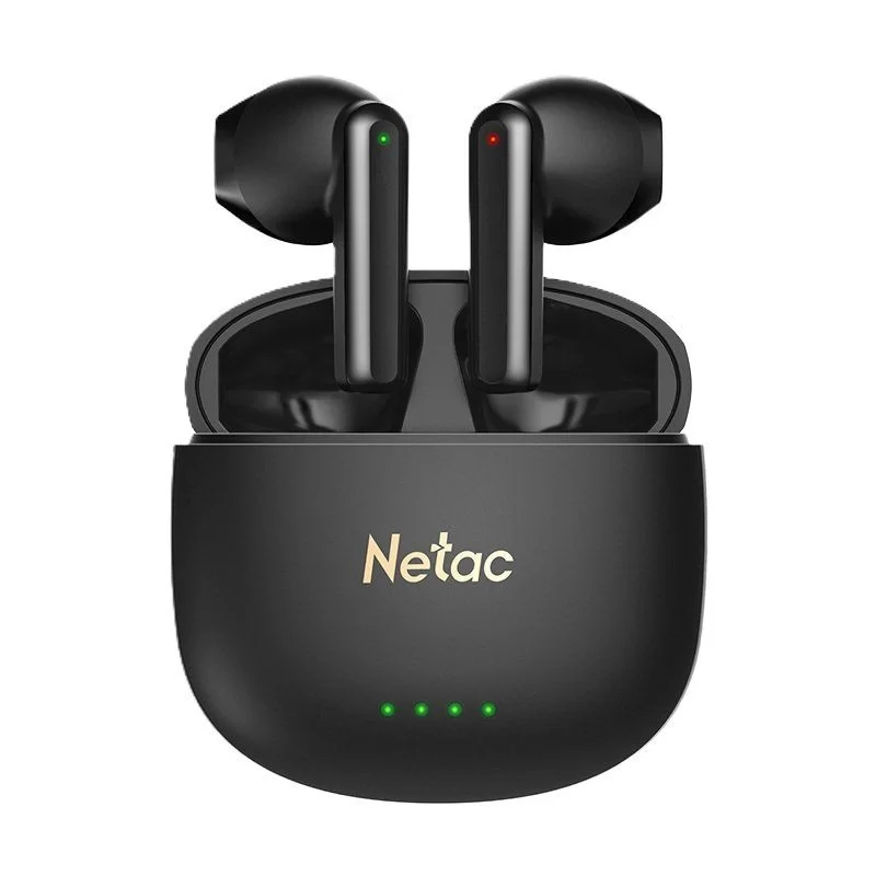 אוזניות אלחוטיות Netac LK35 Bluetooth 5.3 Up to 6Hrs Play שחור Stereo
