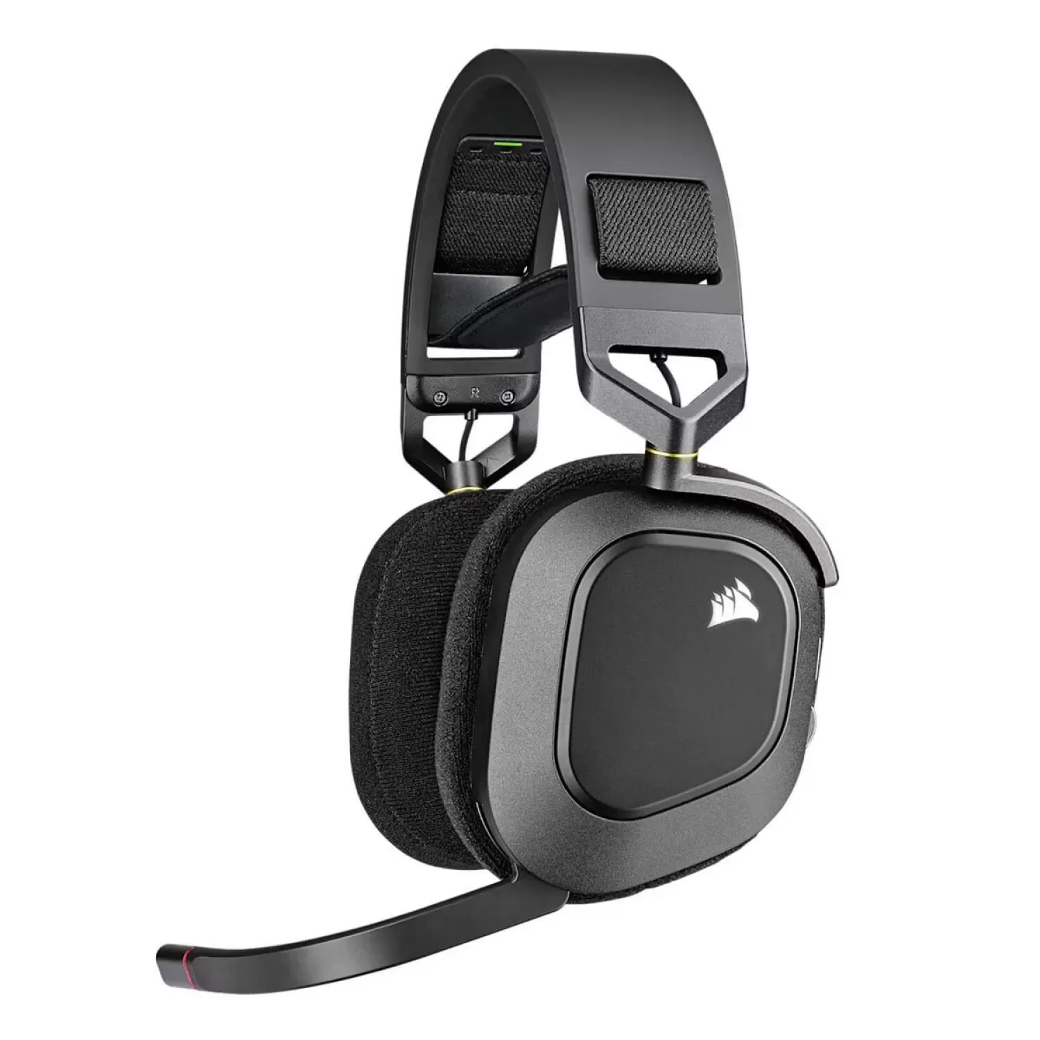 Wireless gaming headband headphones Corsair HS80 RGB WIRELESS Premium black