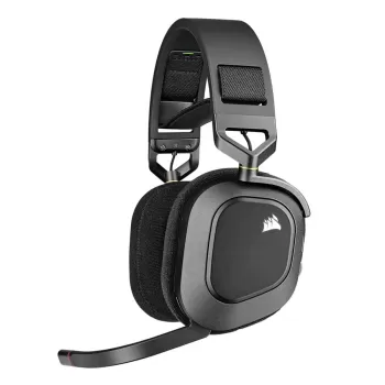 Wireless gaming headband headphones Corsair HS80 RGB WIRELESS Premium black Wireless gaming headband headphones Corsair HS80 RGB WIRELESS Premium black