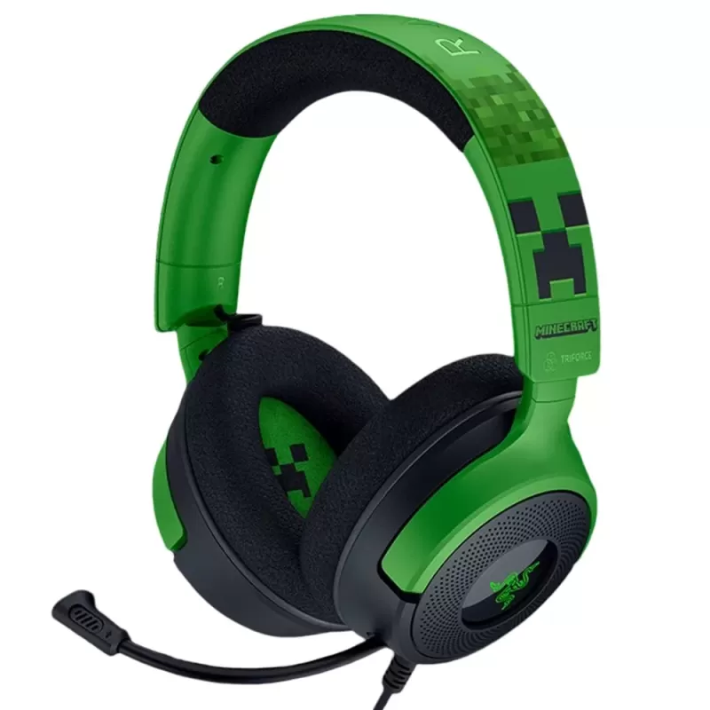 Wired Gaming Headphones RAZER Kraken V4 X Minecraft Edition