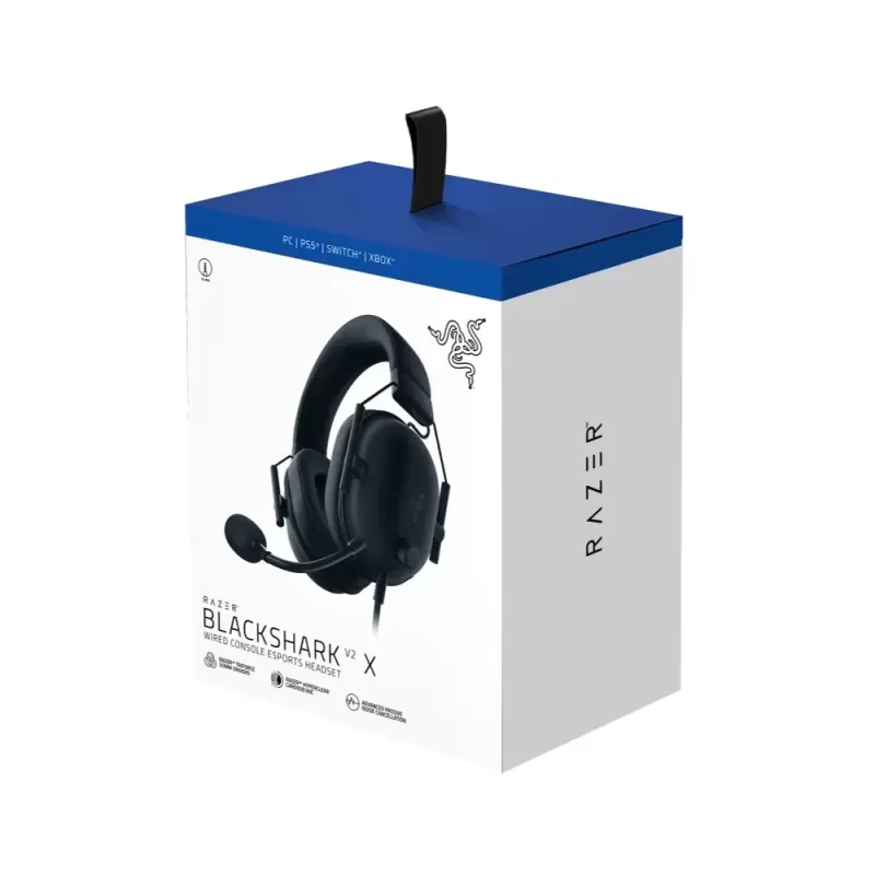 Wired Gaming Headphones RAZER BLACKSHARK V2 X (PlayStation LICENSED) black Wired Gaming Headphones RAZER BLACKSHARK V2 X (PlayStation LICENSED) black