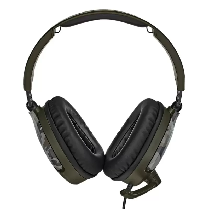 אוזניות גיימינג חוטיות Turtle Beach TURT RECON 70 GREEN CAMO 3.5 צבע ירוק
