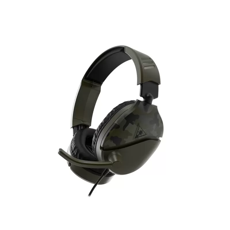 אוזניות גיימינג חוטיות Turtle Beach TURT RECON 70 GREEN CAMO 3.5 צבע ירוק