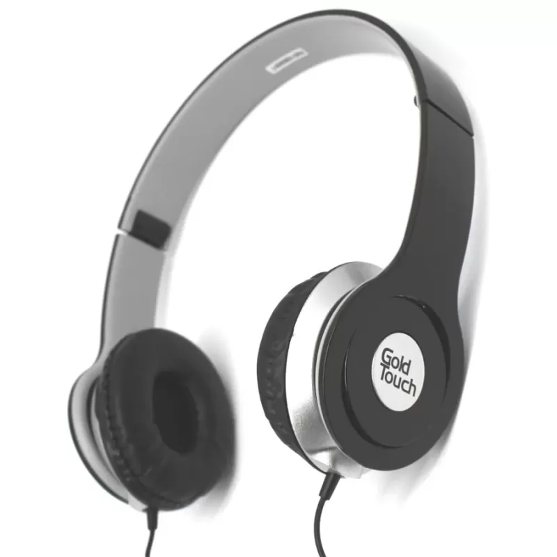 Проводные наушники Gold Touch Folding On-Ear Wired Headphones 3.5mm чёрный