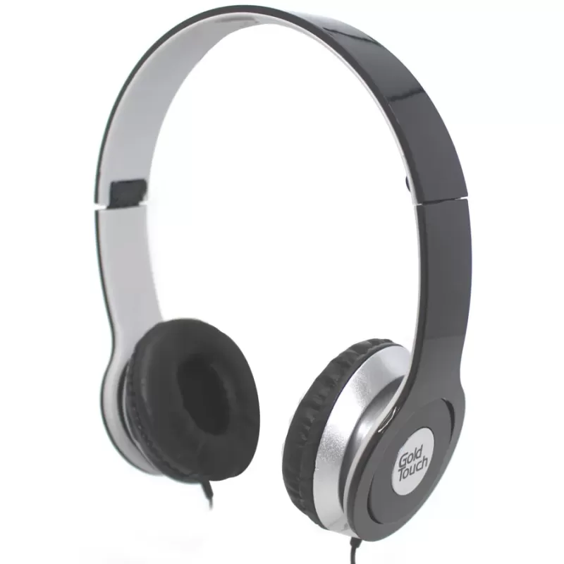 Проводные наушники Gold Touch Folding On-Ear Wired Headphones 3.5mm чёрный