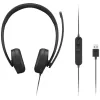 Проводные наушники Lenovo USB-A Wired Stereo Headset Gen 2 Цвет:чёрный Проводные наушники Lenovo USB-A Wired Stereo Headset Gen 2 Цвет:чёрный