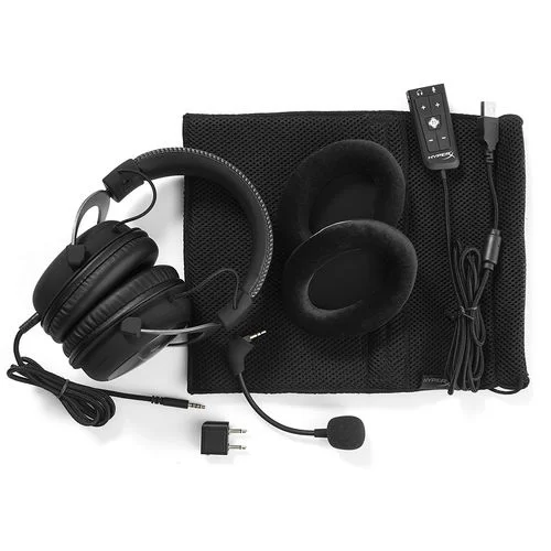 אוזניות גיימינג Kingston Cloud II Pro Gaming Headset צבע שחור אוזניות גיימינג Kingston Cloud II Pro Gaming Headset צבע שחור