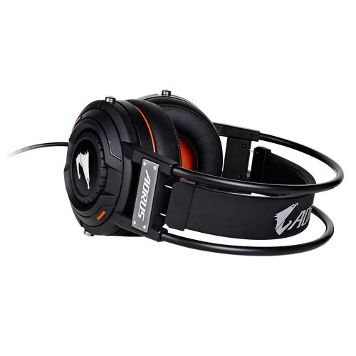 אוזניות גיימינג Gigabyte AORUS H5 צבע שחור - יבואן רשמי